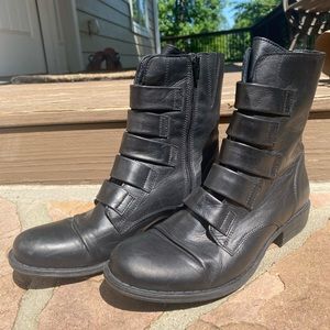 Miz Mooz black leather boots, size 38, US size 7.5-8